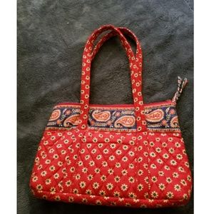 Vera Bradley Handbag & Wallet Americana Red 🌼